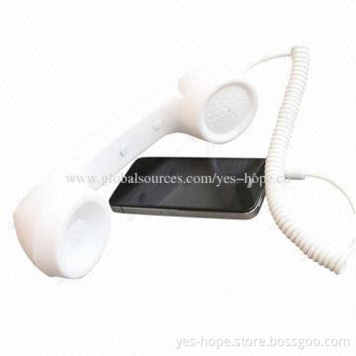 Anti-radiation Retro Handset for Mobile Phones with 20-20,000Hz Frequency Range